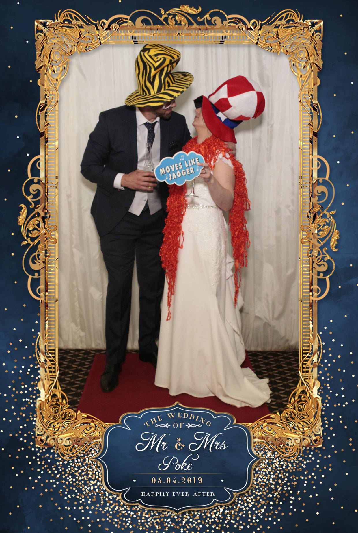 Mr & Mrs Poke | View more photos from the event at gallery.myphotoboothexperience.co.uk/u/MyPhotoBoothExperienceLtd/Mr-Mrs-Poke